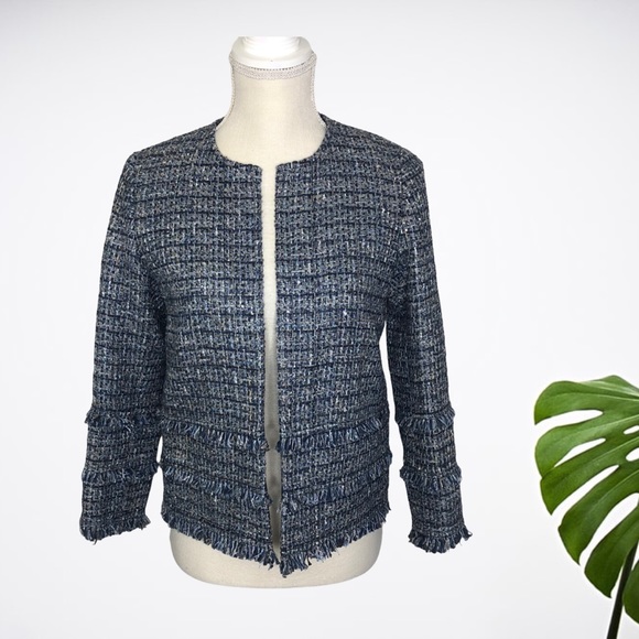 Lafayette 148 | Aisha Exhibition Tweed Jacket Sz S - Picture 6 of 7
